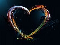 pic for colourful Heart 